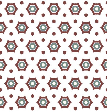 Geometrik süslemeli vektör deseni. Kusursuz tasarım dokusu.