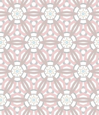 Geometrik süslemeli vektör deseni. Kusursuz tasarım dokusu.