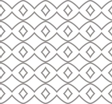 Geometrik süslemeli vektör deseni. Kusursuz tasarım dokusu.
