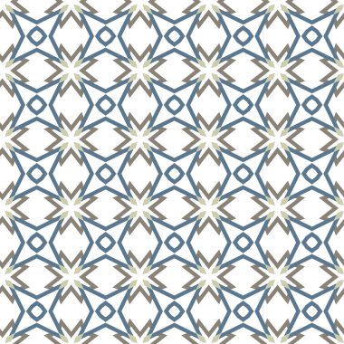 Geometrik süslemeli vektör deseni. Kusursuz tasarım dokusu.