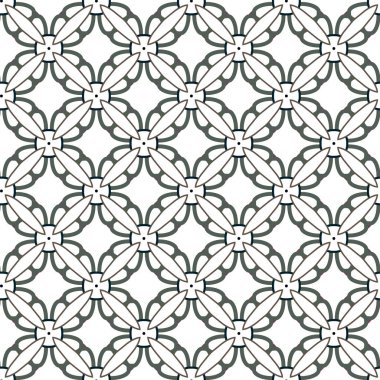 Dikişsiz geometrik süs vektör deseni. Soyut arka plan