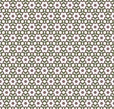 Kusursuz Vektör Deseni. Geometrik Süsleme Biçiminde Arkaplan DokusuName.