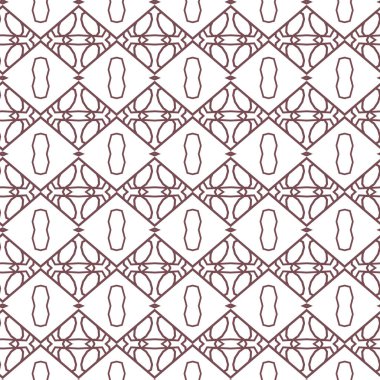 Kusursuz Vektör Deseni. Geometrik Süsleme Biçiminde Arkaplan DokusuName.