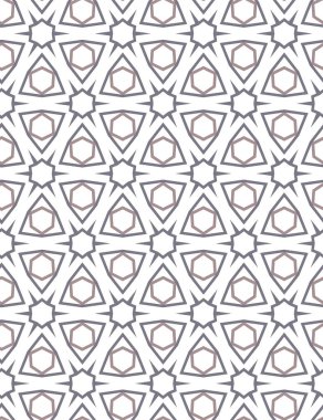 Dikişsiz geometrik süs vektör deseni. Soyut arka plan