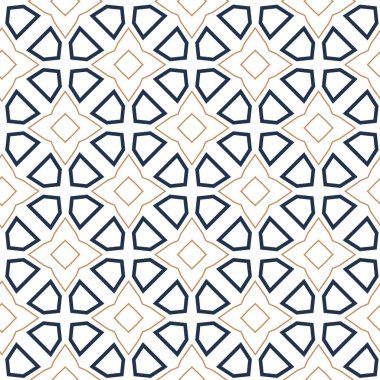 Kusursuz Vektör Deseni. Geometrik Süsleme Biçiminde Arkaplan DokusuName.