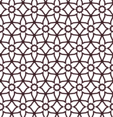 Geometrik süslemeli vektör deseni. Kusursuz tasarım dokusu.