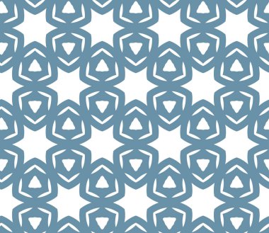 Geometrik süslemeli vektör deseni. Kusursuz tasarım dokusu.