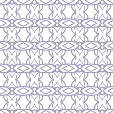 Kusursuz Vektör Deseni. Geometrik Süsleme Biçiminde Arkaplan DokusuName.