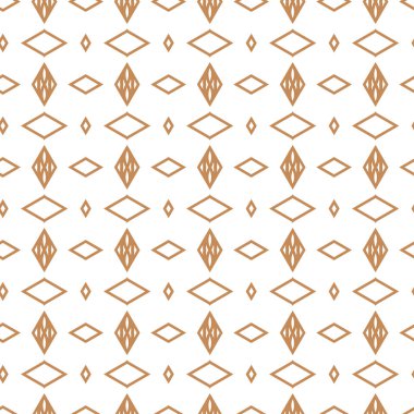 Dikişsiz geometrik süs vektör deseni. Soyut arka plan