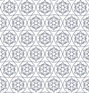 Dikişsiz geometrik süs vektör deseni. Soyut arka plan