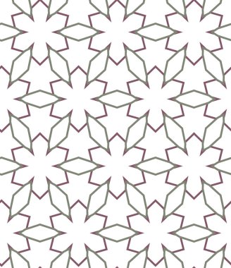 Dikişsiz geometrik süs vektör deseni. Soyut arka plan