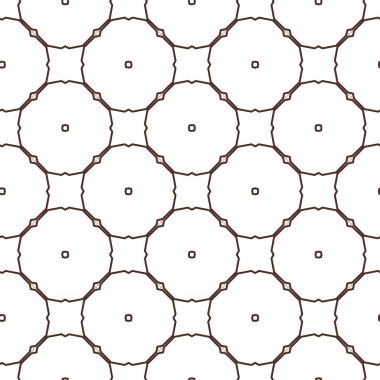 Dikişsiz geometrik süs vektör deseni. Soyut arka plan