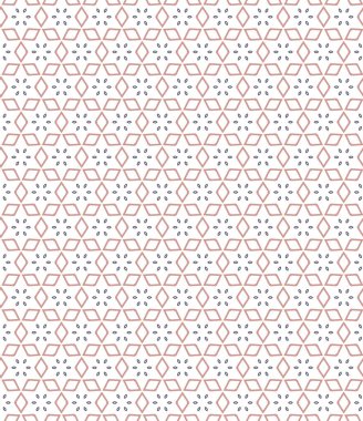 Dikişsiz geometrik süs vektör deseni. Soyut arka plan