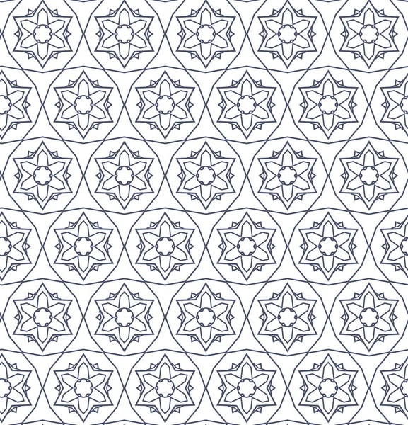 Patrón Vector Ornamental Geométrico Sin Costuras Fondo Abstracto — Vector de stock