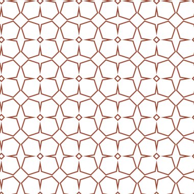 Dikişsiz geometrik süs vektör deseni. Soyut arka plan