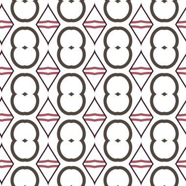 Dikişsiz geometrik süs vektör deseni. Soyut arka plan