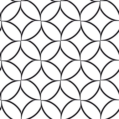 Geometrik süslemeli vektör deseni. Kusursuz tasarım dokusu.