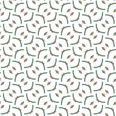 Kusursuz Vektör Deseni. Geometrik Süsleme Biçiminde Arkaplan DokusuName.