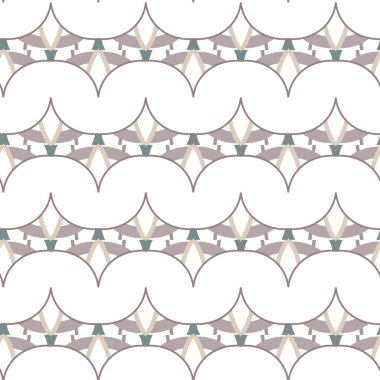 Kusursuz Vektör Deseni. Geometrik Süsleme Biçiminde Arkaplan DokusuName.
