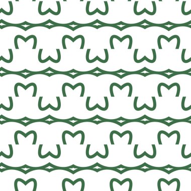 Kusursuz Vektör Deseni. Geometrik Süsleme Biçiminde Arkaplan DokusuName.