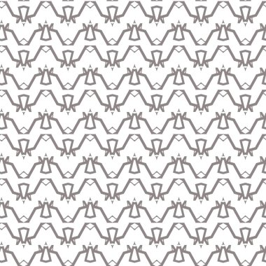 Kusursuz Vektör Deseni. Geometrik Süsleme Biçiminde Arkaplan DokusuName.