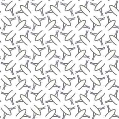 Geometrik süslemeli vektör deseni. Kusursuz tasarım dokusu.