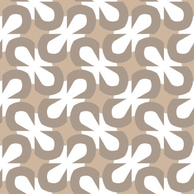 Geometrik süslemeli vektör deseni. Kusursuz tasarım dokusu.