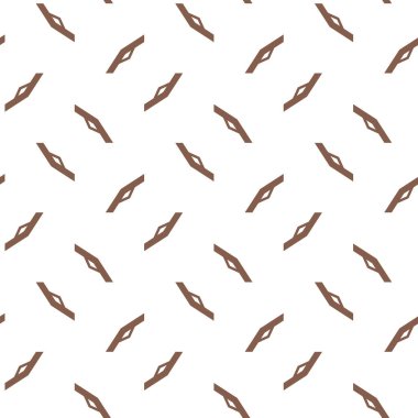 Geometrik süslemeli vektör deseni. Kusursuz tasarım dokusu.