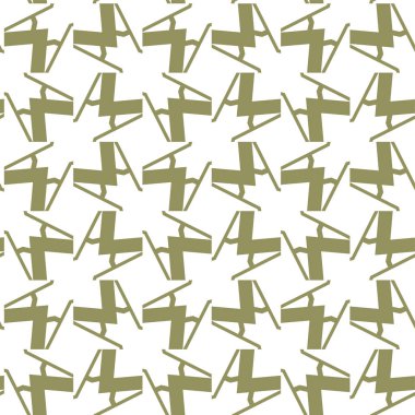 Dikişsiz geometrik süs vektör deseni. Soyut arka plan