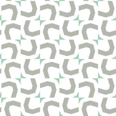 Dikişsiz geometrik süs vektör deseni. Soyut arka plan