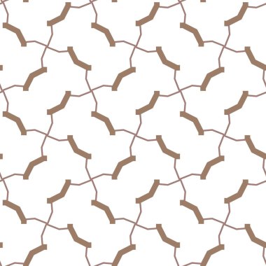 Dikişsiz geometrik süs vektör deseni. Soyut arka plan