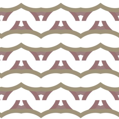 Geometrik süslemeli vektör deseni. Kusursuz tasarım dokusu.