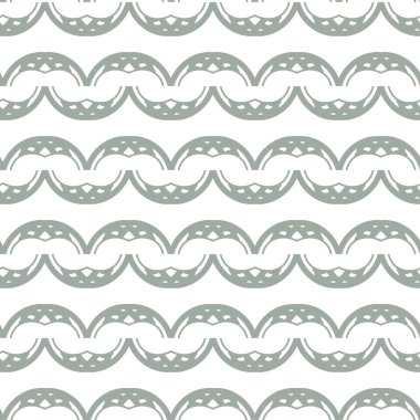 Geometrik süslemeli vektör deseni. Kusursuz tasarım dokusu.