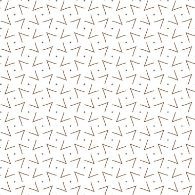 Geometrik süslemeli vektör deseni. Kusursuz tasarım dokusu.