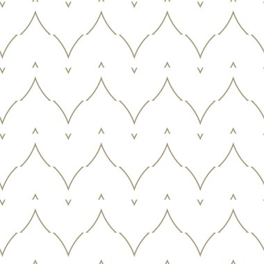 Geometrik süslemeli vektör deseni. Kusursuz tasarım dokusu.