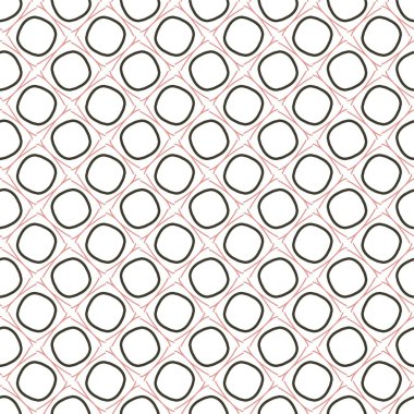 Geometrik süslemeli vektör deseni. Kusursuz tasarım dokusu.