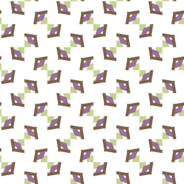 Geometrik süslemeli vektör deseni. Kusursuz tasarım dokusu.