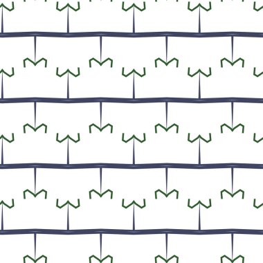 Geometrik süslemeli vektör deseni. Kusursuz tasarım dokusu.