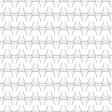 geometrik süsleme biçiminde kusursuz vektör deseni