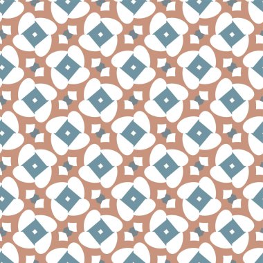geometrik süsleme biçiminde kusursuz vektör deseni