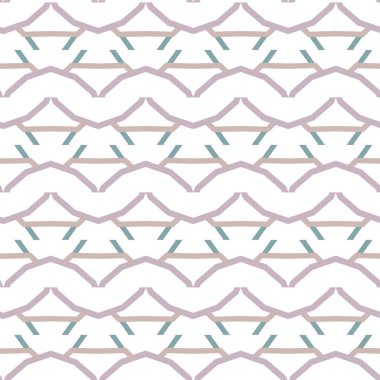 geometrik süsleme biçiminde kusursuz vektör deseni