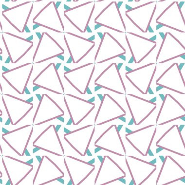 geometrik süsleme biçiminde kusursuz vektör deseni