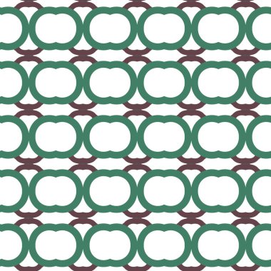 geometrik süsleme biçiminde kusursuz vektör deseni