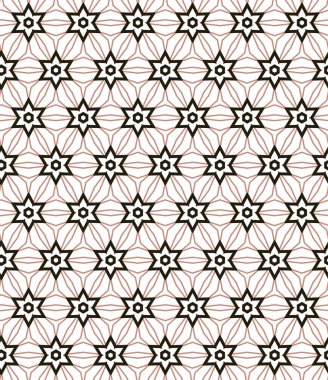Kusursuz Vektör Deseni. Geometrik Süsleme Biçiminde Arkaplan DokusuName.