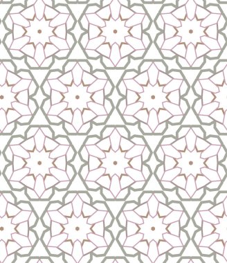 Kusursuz Vektör Deseni. Geometrik Süsleme Biçiminde Arkaplan DokusuName.