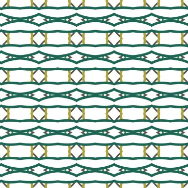 geometrik süsleme biçiminde kusursuz vektör deseni