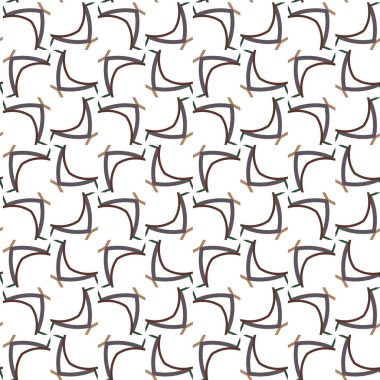 geometrik süsleme biçiminde kusursuz vektör deseni