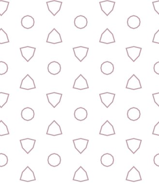 geometrik süsleme biçiminde kusursuz vektör deseni