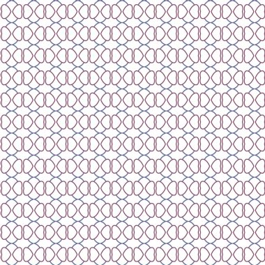 geometrik süsleme biçiminde kusursuz vektör deseni