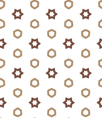 geometrik süsleme biçiminde kusursuz vektör deseni